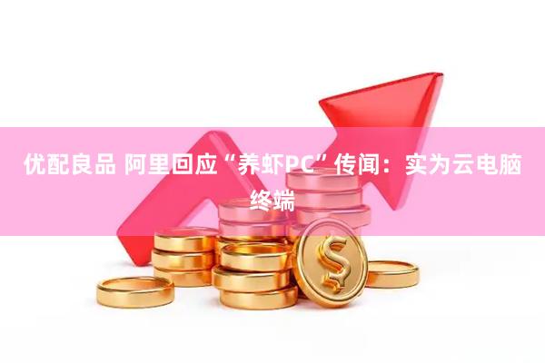 优配良品 阿里回应“养虾PC”传闻：实为云电脑终端